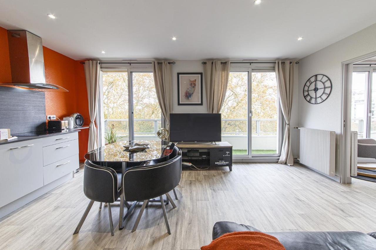 Chic Appartement Vue Sur Parc Au Calme Angers Exterior foto